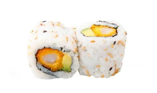 California ebi tempura avocat sauce épicée sésame — Sky Sushi Lorient