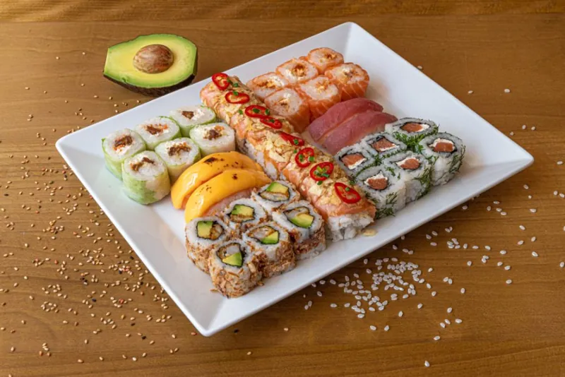 Menu Sky Classic, plateau de sushi à partager
